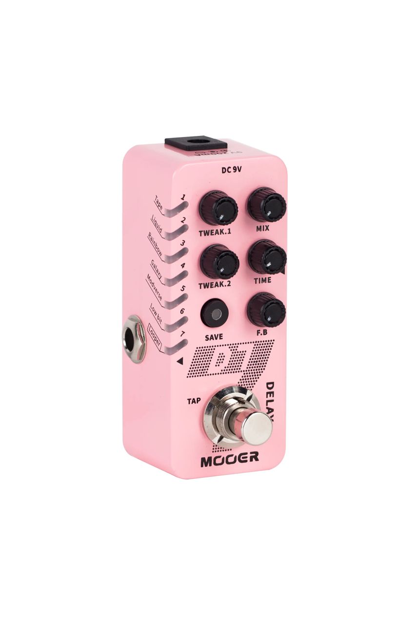 Alternative view of Pedal Mooer - D7 DELAY
