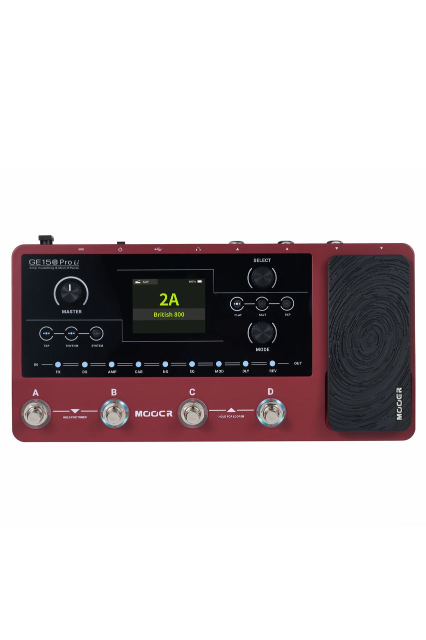 Pedal Multiefectos - GE150 PRO Li Recarbable Mooer