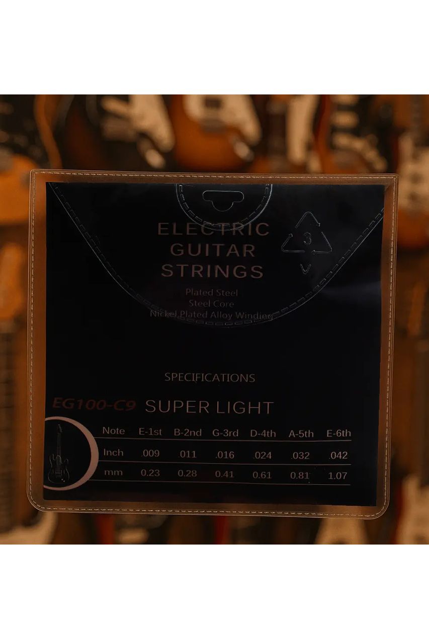 Cuerdas Guitarra Eléctrica EG100-C9 - Acero Niquelado - Imagen 3