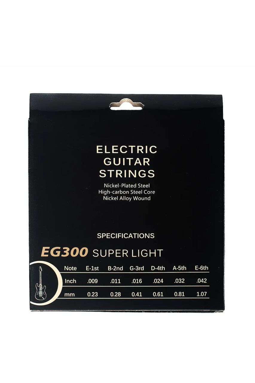 Alternative view of Cuerdas Guitarra Eléctrica EG300 - Acero Alto Carbono