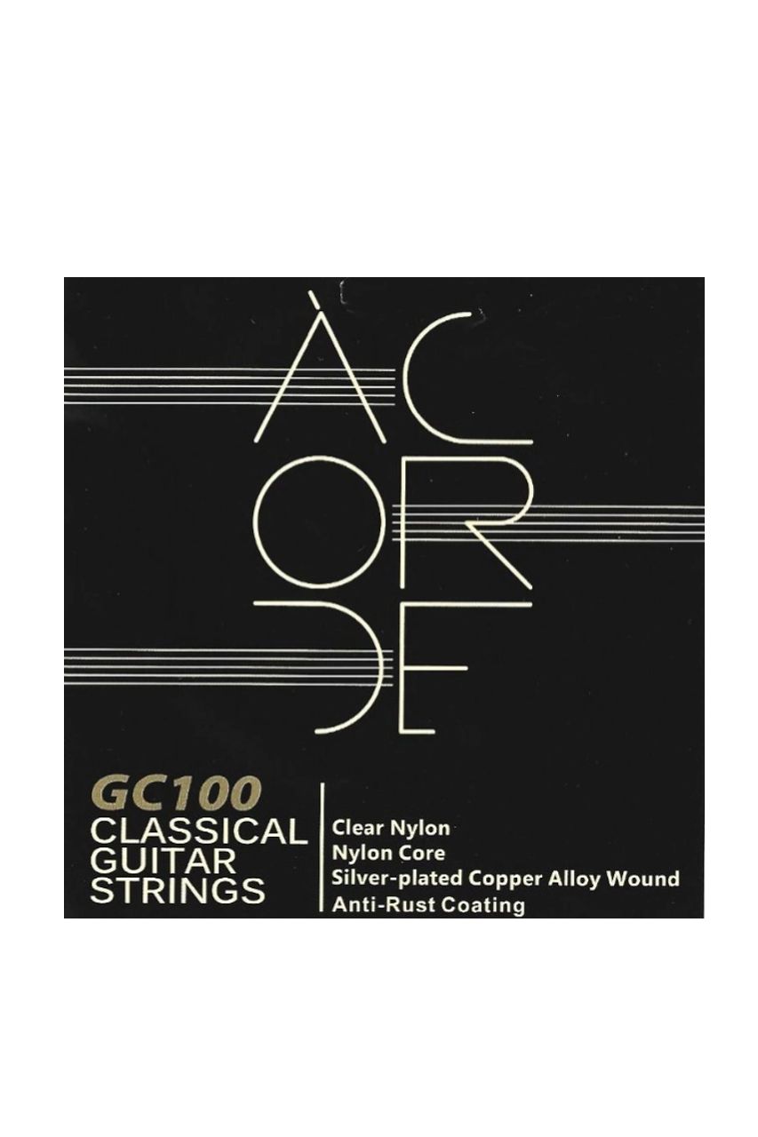 Cuerdas Guitarra Clásica GC100 - Nylon y Plateado