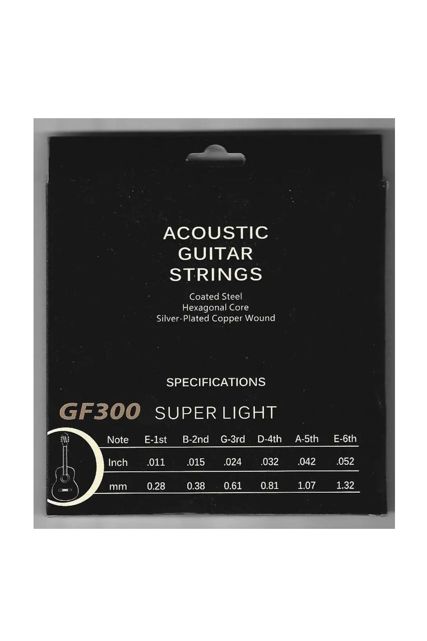 Alternative view of Cuerdas Guitarra Acústica GF300 - Acero Hexagonal