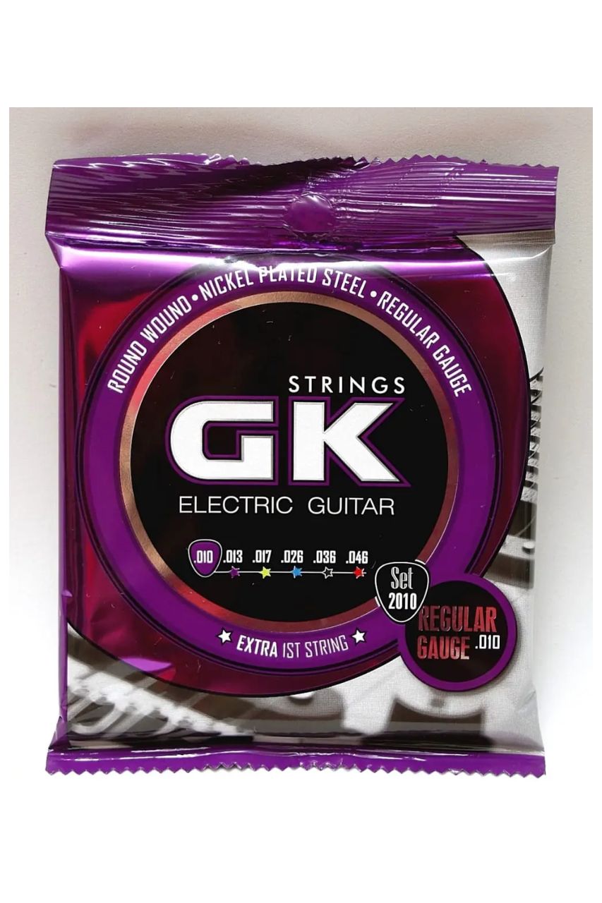 Cuerdas para Guitarra Eléctrica GK .010 Regular Gauge