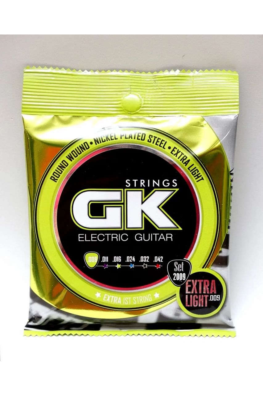 Cuerda para Guitarra Eléctrica GK .009 Extra Light - 1ra Cuerda