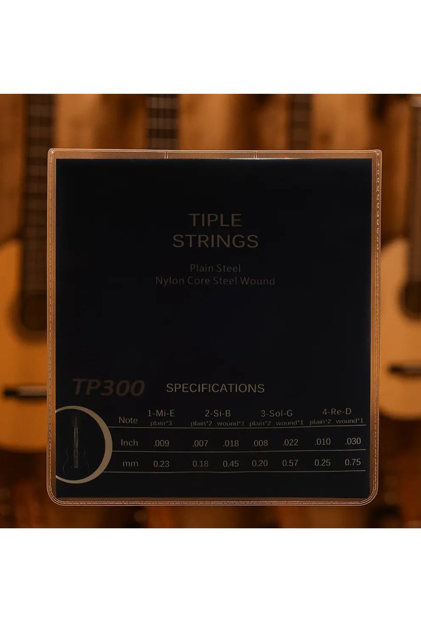 Alternative view of Cuerdas Tiple TP300 - Acero y Nylon