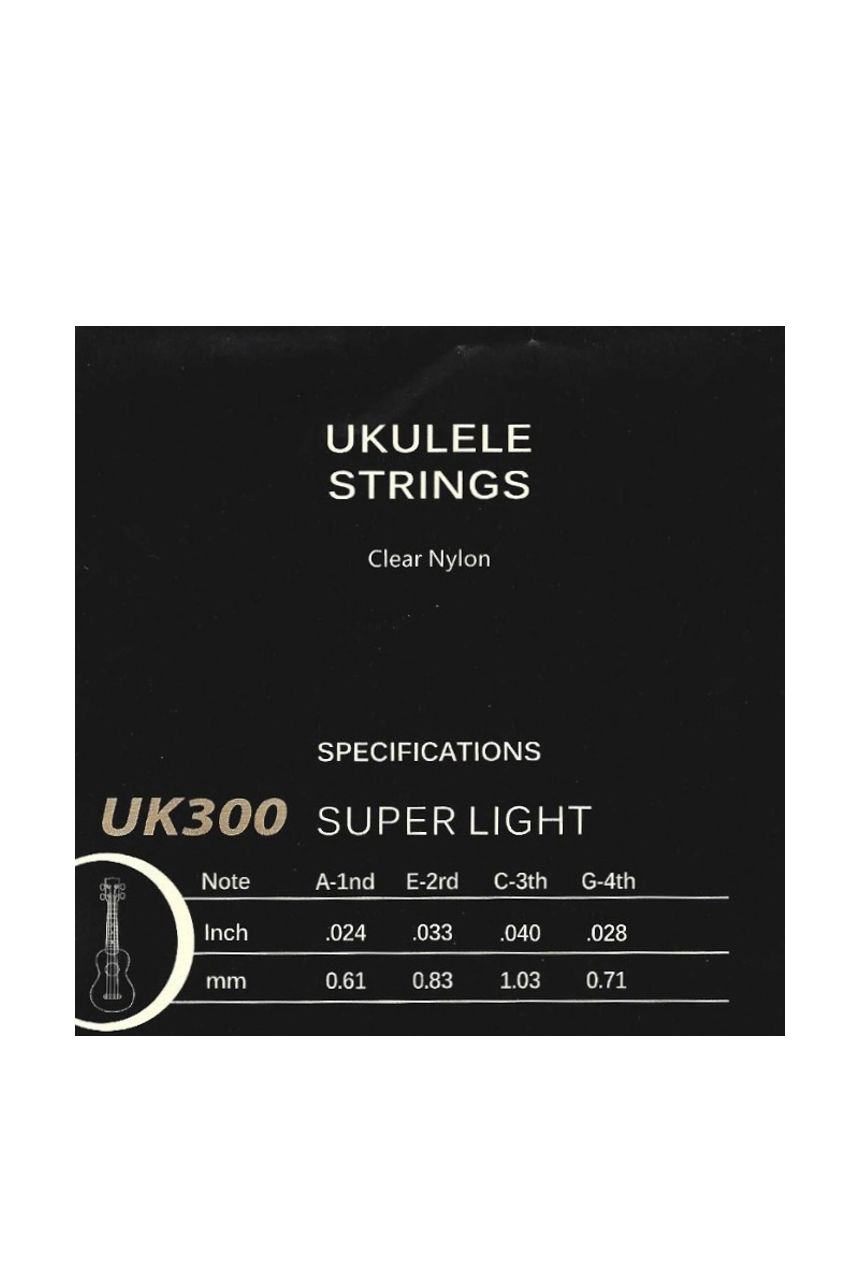 Alternative view of Cuerdas Ukelele UK300 - Nylon Clear