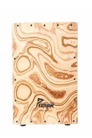 Cajón Persian WL-12R – Tapa de Sauce Zebra, cuerpo de Abedul
