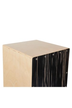 Alternative view of Cajón Persian WL-416 – Tapa Black Zebra Wood, cuerpo de Tilo Americano