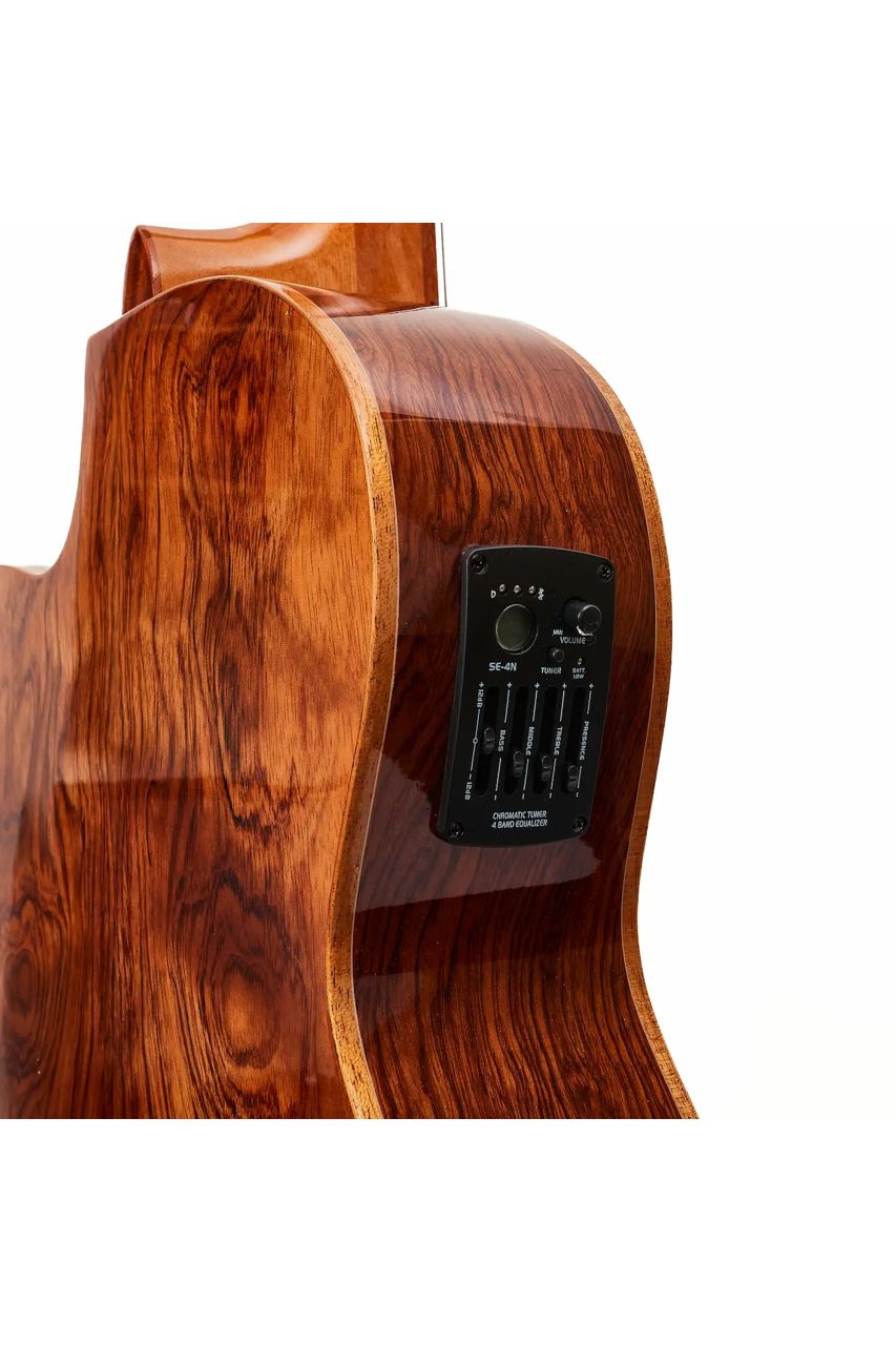 Guitarra Electroacústica Persian AC181AC-E – Clásica con cutaway, Zebrano/Palo Rojo - Imagen 11