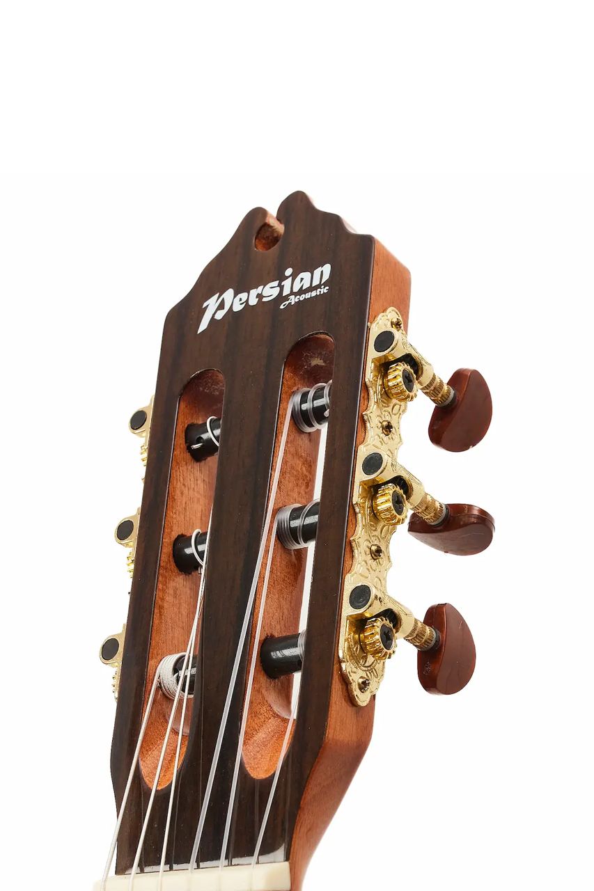 Guitarra Electroacústica Persian AC181AC-E – Clásica con cutaway, Zebrano/Palo Rojo - Imagen 13