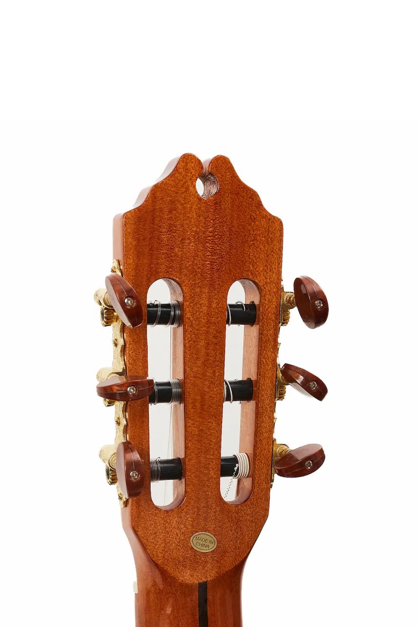 Guitarra Electroacústica Persian AC181AC-E – Clásica con cutaway, Zebrano/Palo Rojo - Imagen 14