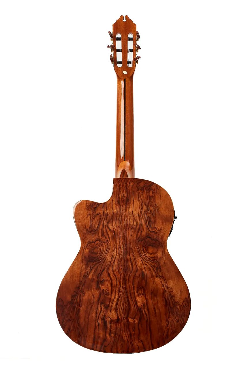 Guitarra Electroacústica Persian AC181AC-E – Clásica con cutaway, Zebrano/Palo Rojo - Imagen 2