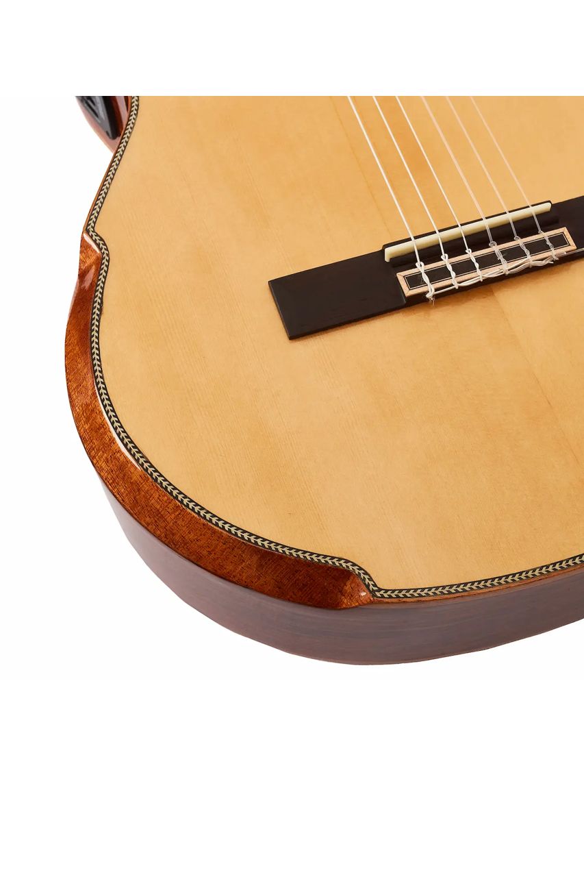 Guitarra Electroacústica Persian AC181AC-E – Clásica con cutaway, Zebrano/Palo Rojo - Imagen 6