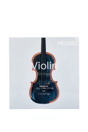 Cuerdas Moge V1 para Violín 1/4 – Tensión media, núcleo acero, estudiantes