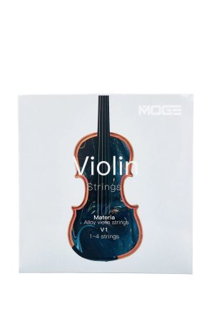 Cuerdas Moge V1 para Violín 1/8 – Núcleo acero, tensión optimizada, niños 4-6 años