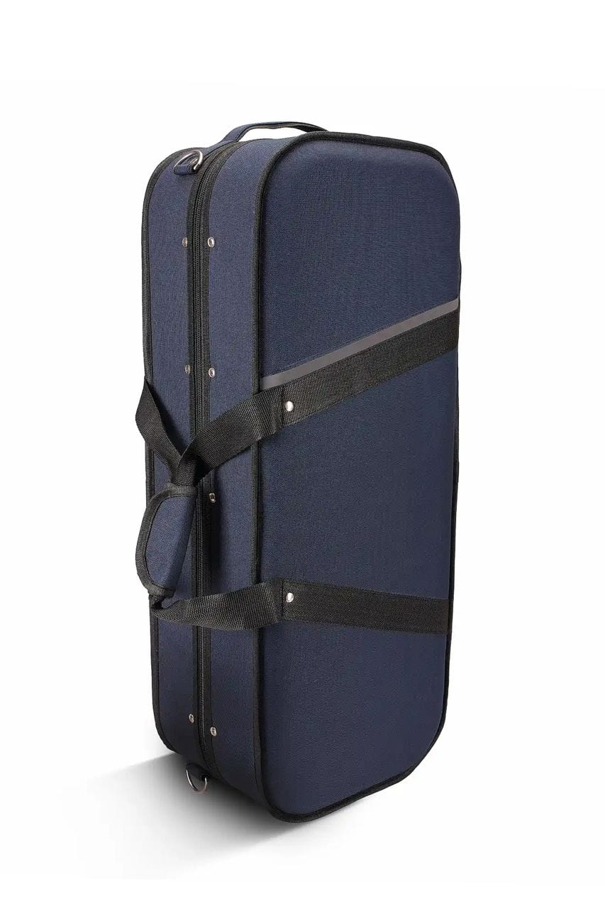 Estuche Doble Aileen CSV217 para 2 Violines 4/4 – Polyfoam, 4 arcos, azul - Imagen 3