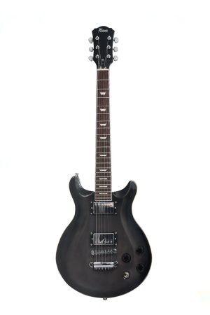 Guitarra Eléctrica Persian DC400 – Color Gris/Negro, diseño clásico